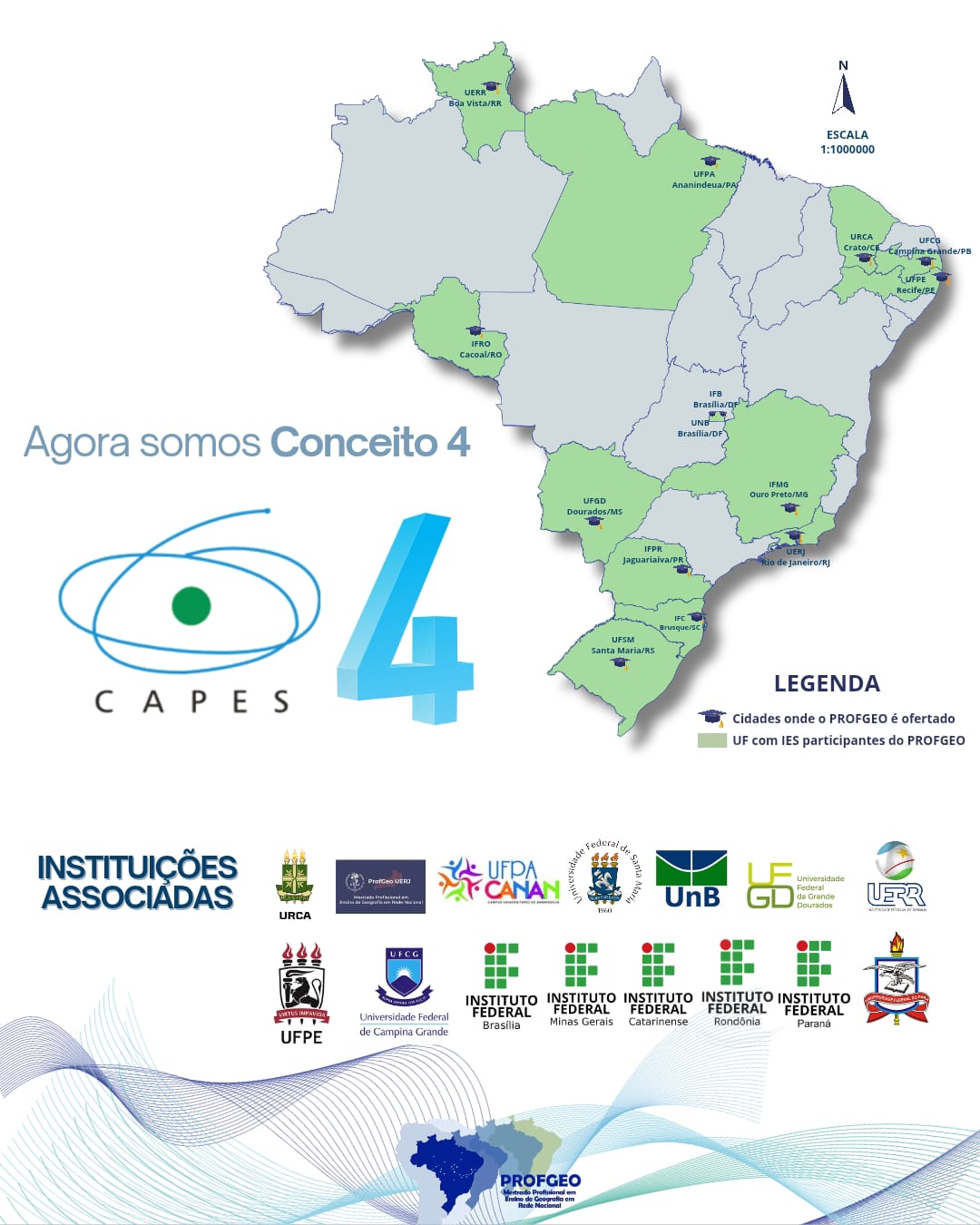 O PROFGEO/UFCG é nota 4!!